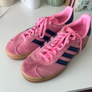 Adidas Gazelle Bold Pink Shoes - Size 9
